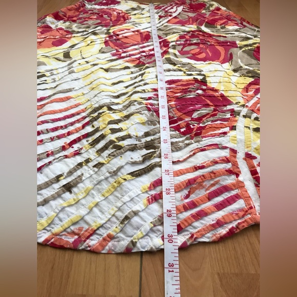 EUC Chico’s colorful cotton summer Skirt - Picture 9 of 10